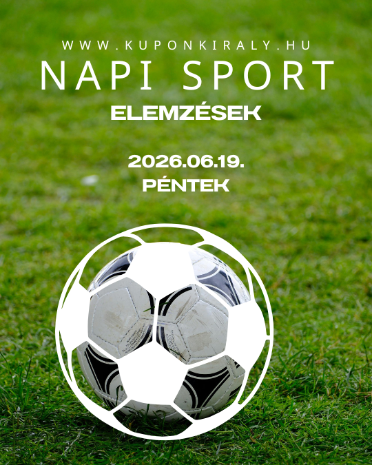Fű háttéren futballlabda, fehér körrel kiemelve, felette „Napi Sport Elemzések” szöveg és dátum.